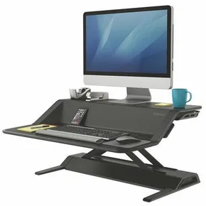 Sit-Stand Lotus™ munkaállomás, fekete, FELLOWES